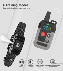 Gutes Leben collar IPX6 resistente al agua para paseos en lluvia.
