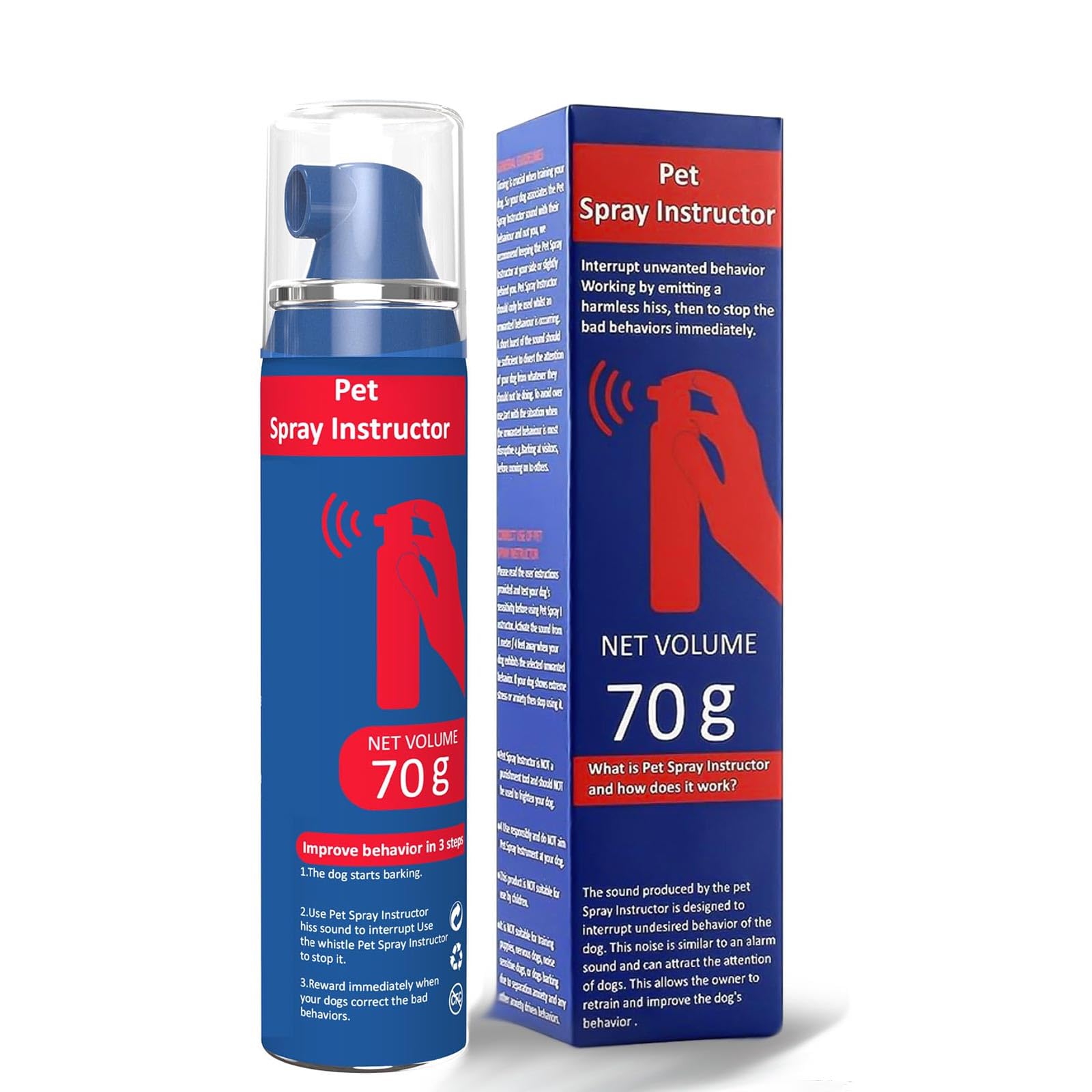 Gutes Leben Dog Corrector Spray 70 ml en primer plano para entrenamiento suave y seguro
