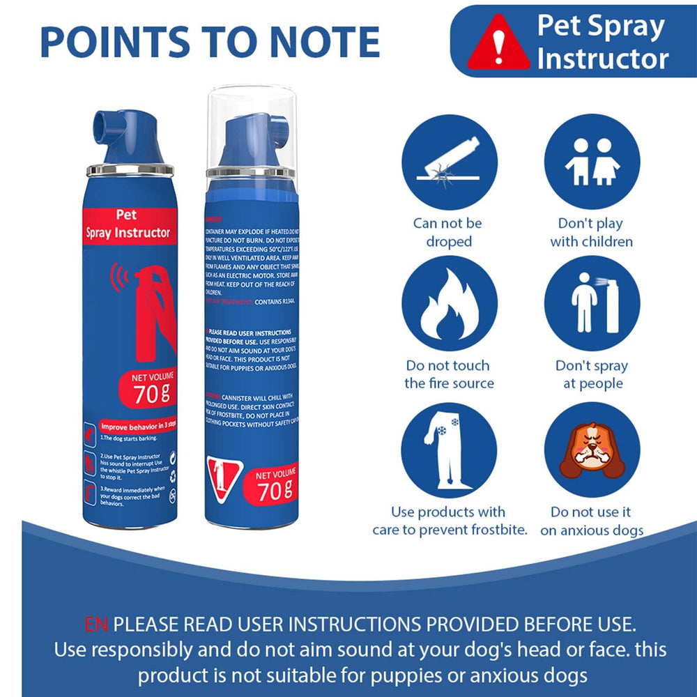 Gutes Leben Spray de tres pasos para mejorar obediencia canina