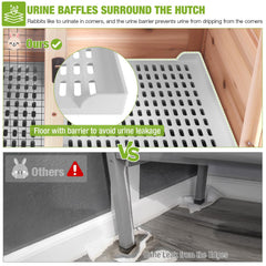 Jaula GUTINNEEN con placa galvanizada para regular temperatura en verano