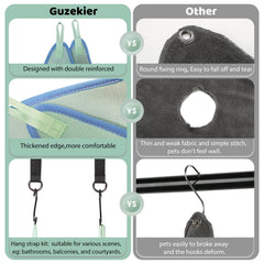 Diseño de tela doble Guzekier: mayor comodidad y transpirabilidad.