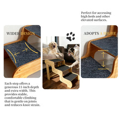 GXONE escalera para cama con capacidad de hasta 160 lb, ideal para perros grandes