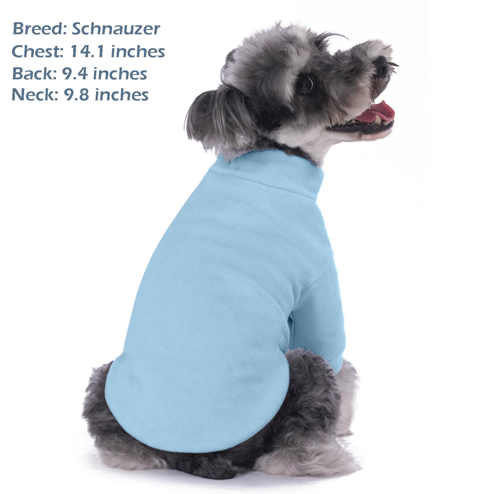 GYALAPERI sudadera para perro pequeño, elástico en el vientre para mejor ajuste.