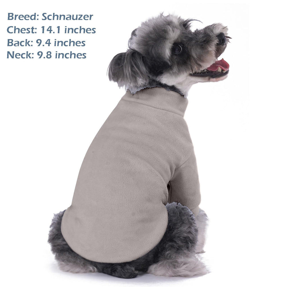 GYALAPERI sudadera para perro pequeño, lavable a máquina y fácil de cuidar.