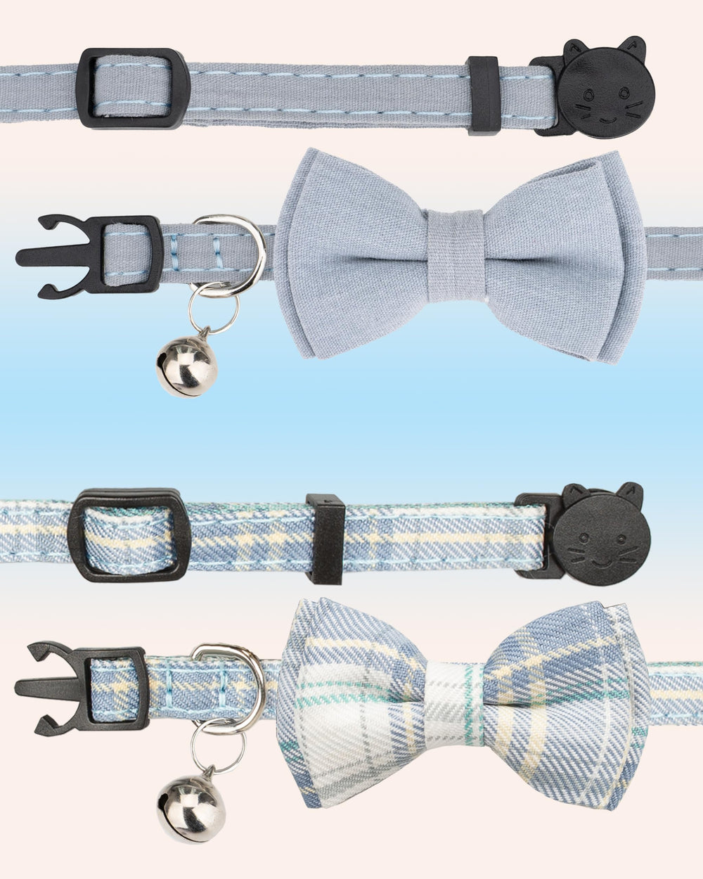 Gyapet collar ajustable de 7–11 pulgadas, talla personalizada.