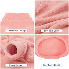 GYALAPERI sudadera con cuello alto, fácil de vestir para razas pequeñas.