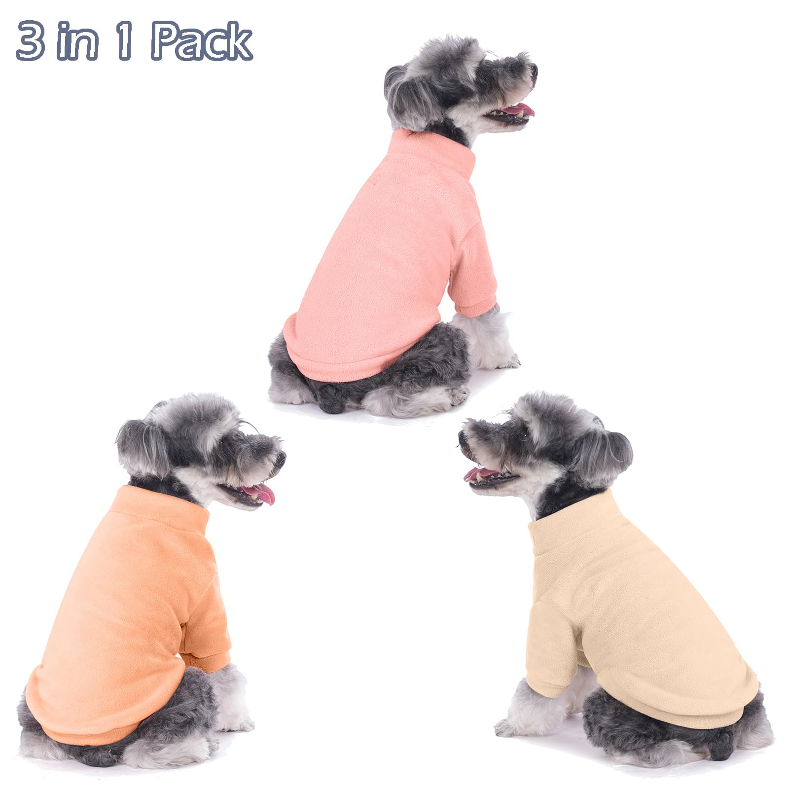 GYALAPERI sudadera en durazno para perro, añade calidez y comodidad en salidas.
