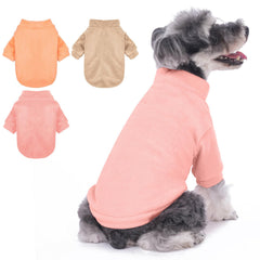 GYALAPERI sudadera para perro en rosa, ideal para paseos diarios en clima frío.