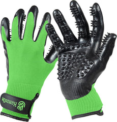 Guantes H HANDSON para mascotas, uso diario para cepillar y eliminar pelo