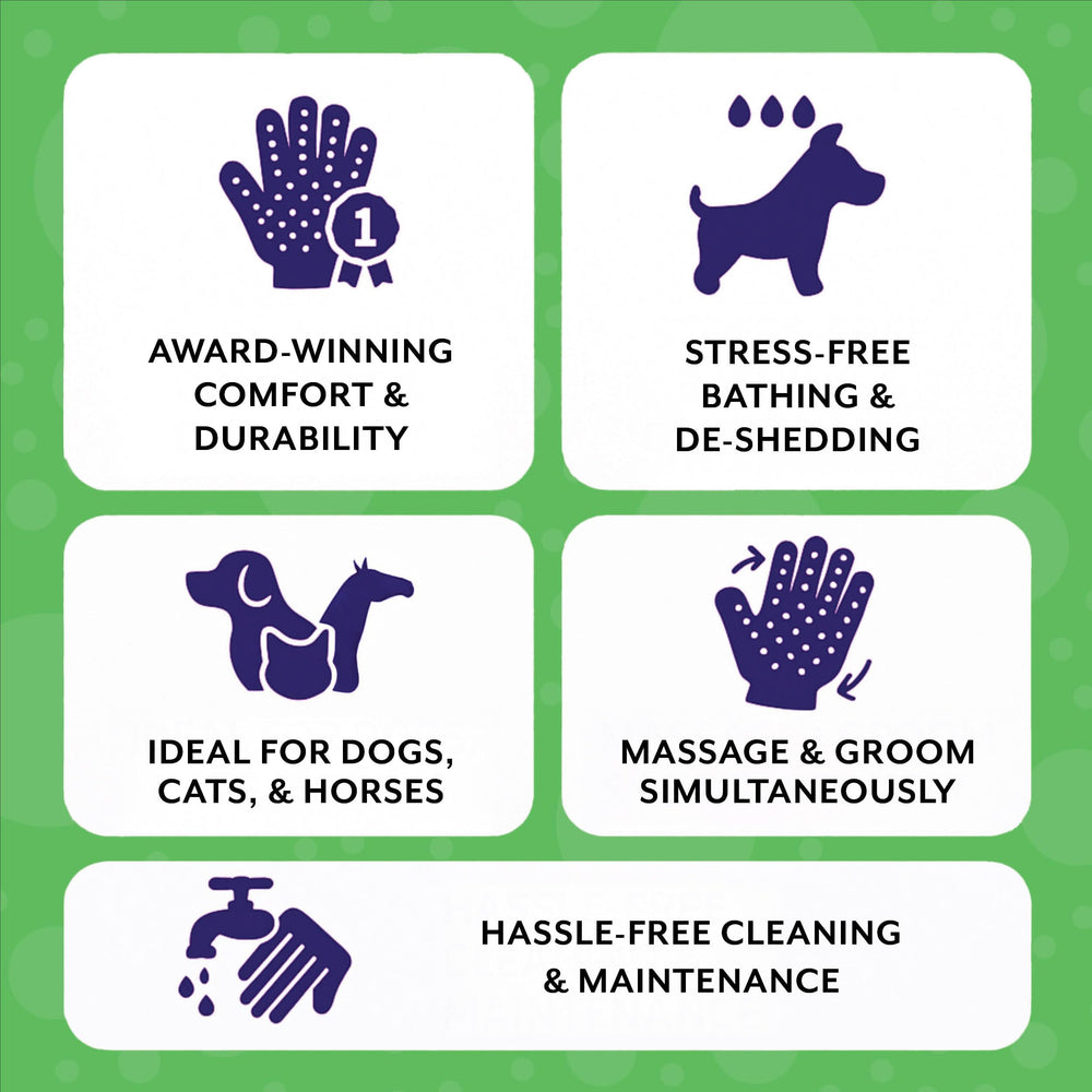 Guantes H HANDSON para lavado rápido; pelo se desprende al frotar.