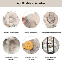 H HIDREAM cono gato con material impermeable, mantiene la herida seca durante la recuperación.