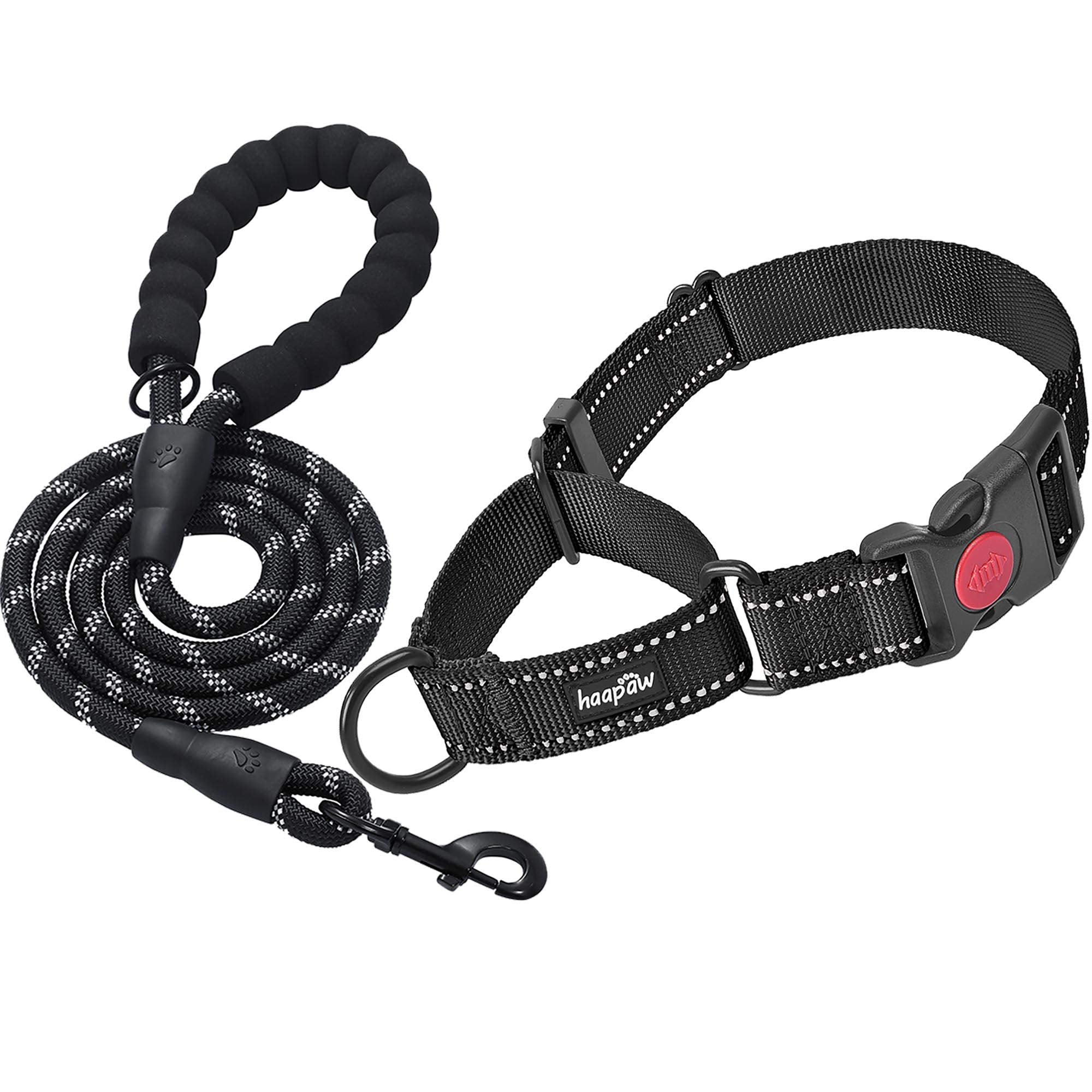 haapaw collar martingale con cierre rápido para control seguro durante paseos