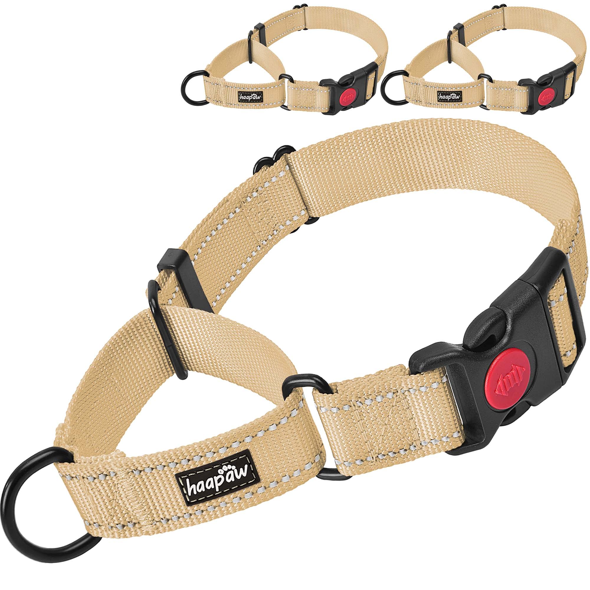 haapaw collar martingale con hebilla de liberación rápida, paseo seguro