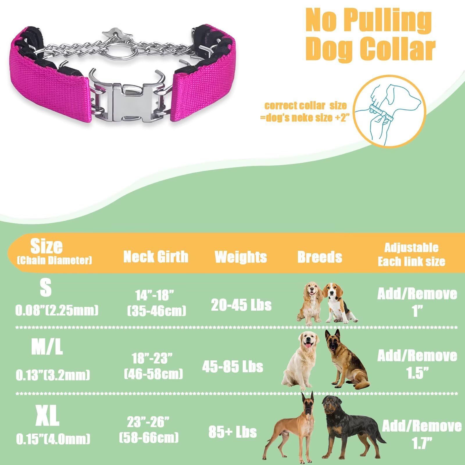 HAESINPA collar ayuda a reducir tirones y mejora la obediencia sin daño