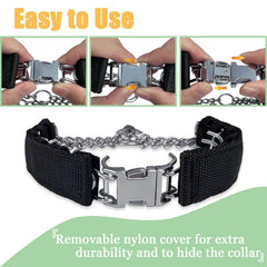 HAESINPA collar de adiestramiento con diseño bilateral para uso cómodo