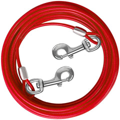 HaiYUAN cable amarre para perro en jardín, libertad controlada durante el juego.