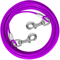 HaiYUAN cable tira-perro 10ft con giro 360° para mayor libertad de movimiento seguro