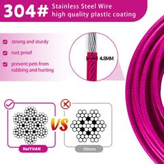 HaiYUAN cable con anillos gruesos, seguridad reforzada