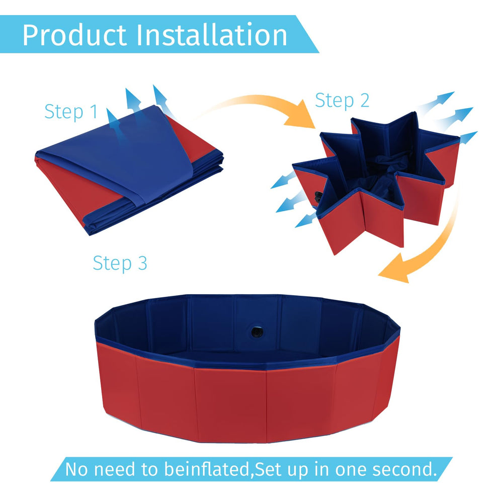 HALAGAS piscina-bano-gatos-plegable para baño y juego.