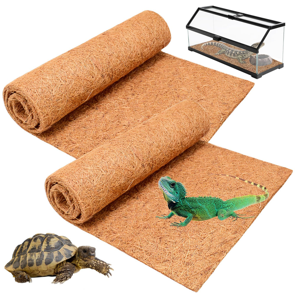 Halatool: carpeta reptil 12x30 de coco fibra, ideal para control de humedad.