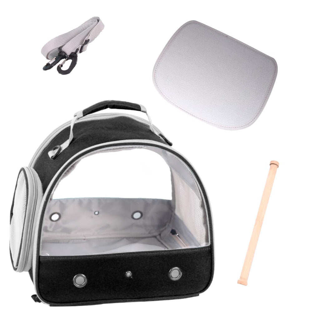Halinfer Bird Travel Carrier con dimensiones 8x10x12 para aves pequeñas.