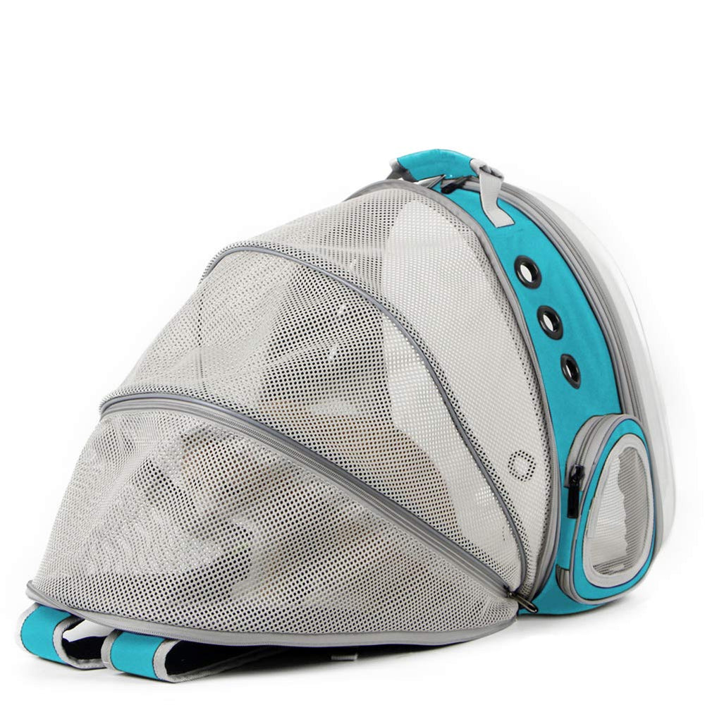 Halinfer mochila-gato dos formas de llevar para viajes y caminatas