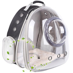 Mochila Halinfer con burbuja transparente para observar al gato durante paseos