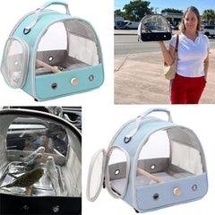 Halinfer transportin aves: vista plegada para un guardado compacto