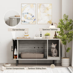 Halitaa diseño moderno de mueble para gato en sala