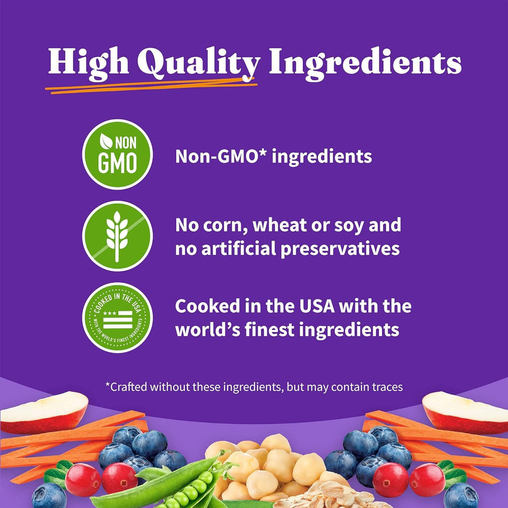 Halo Holistico cocido en Estados Unidos con ingredientes no transgenicos.