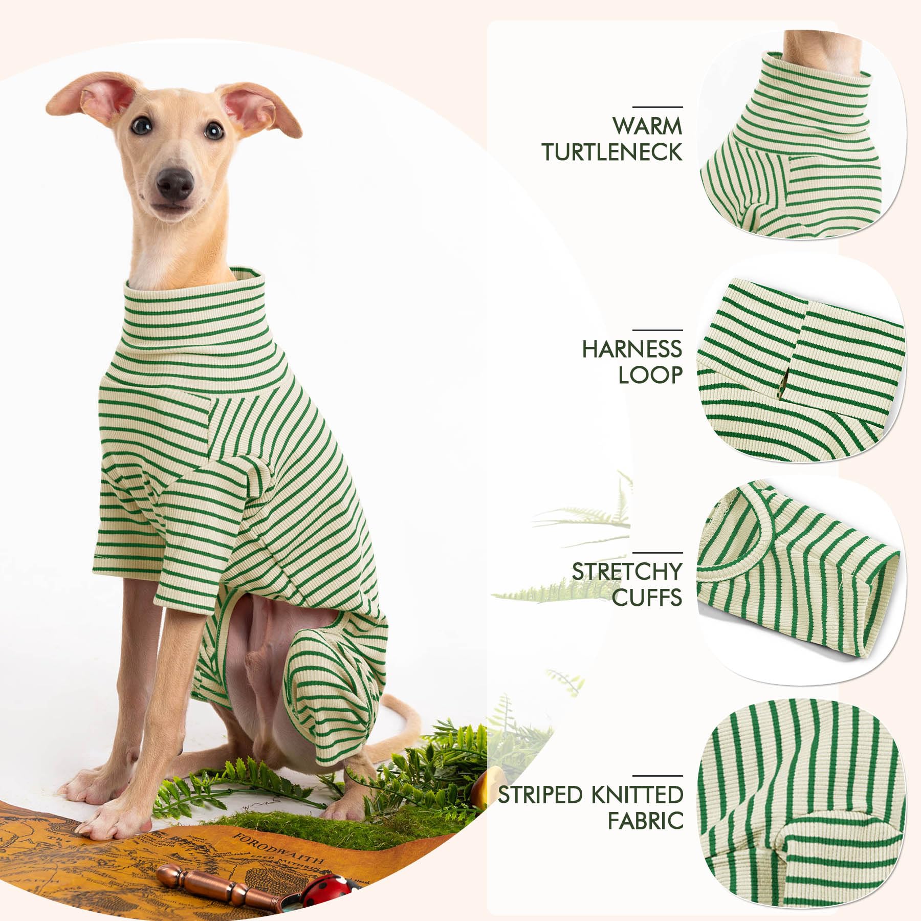 Haloumoning suéter para perro para uso festivo, perfecto para fotos