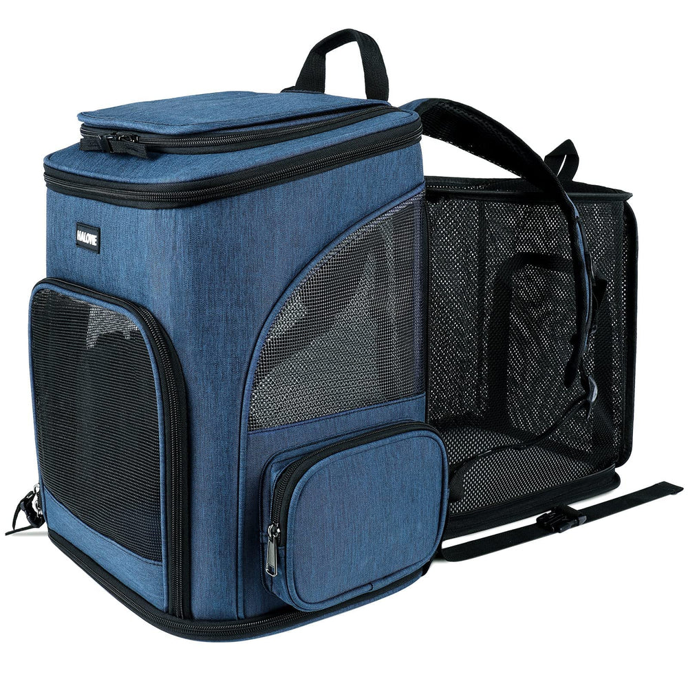HALOVIE mochila para mascotas con malla de ventilación para aire fresco