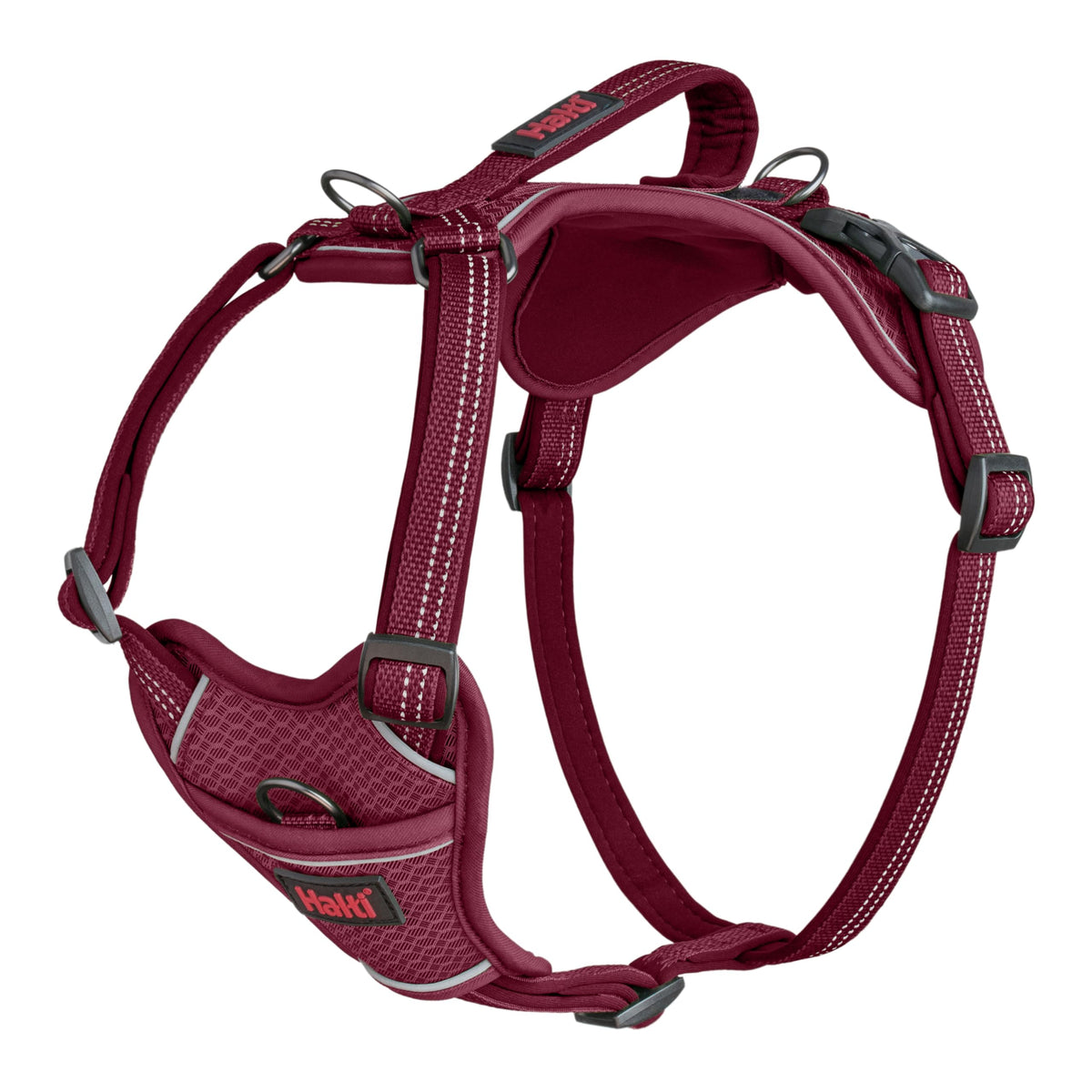 Arnés Halti Anatomy para perros con asa, cómodo y ligero para paseos diarios.