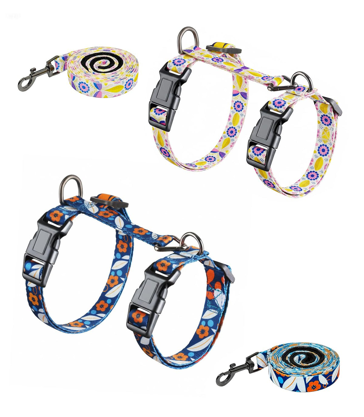 Halypet arnés para gato dos-pack, solución práctica para hogares con dos felinos