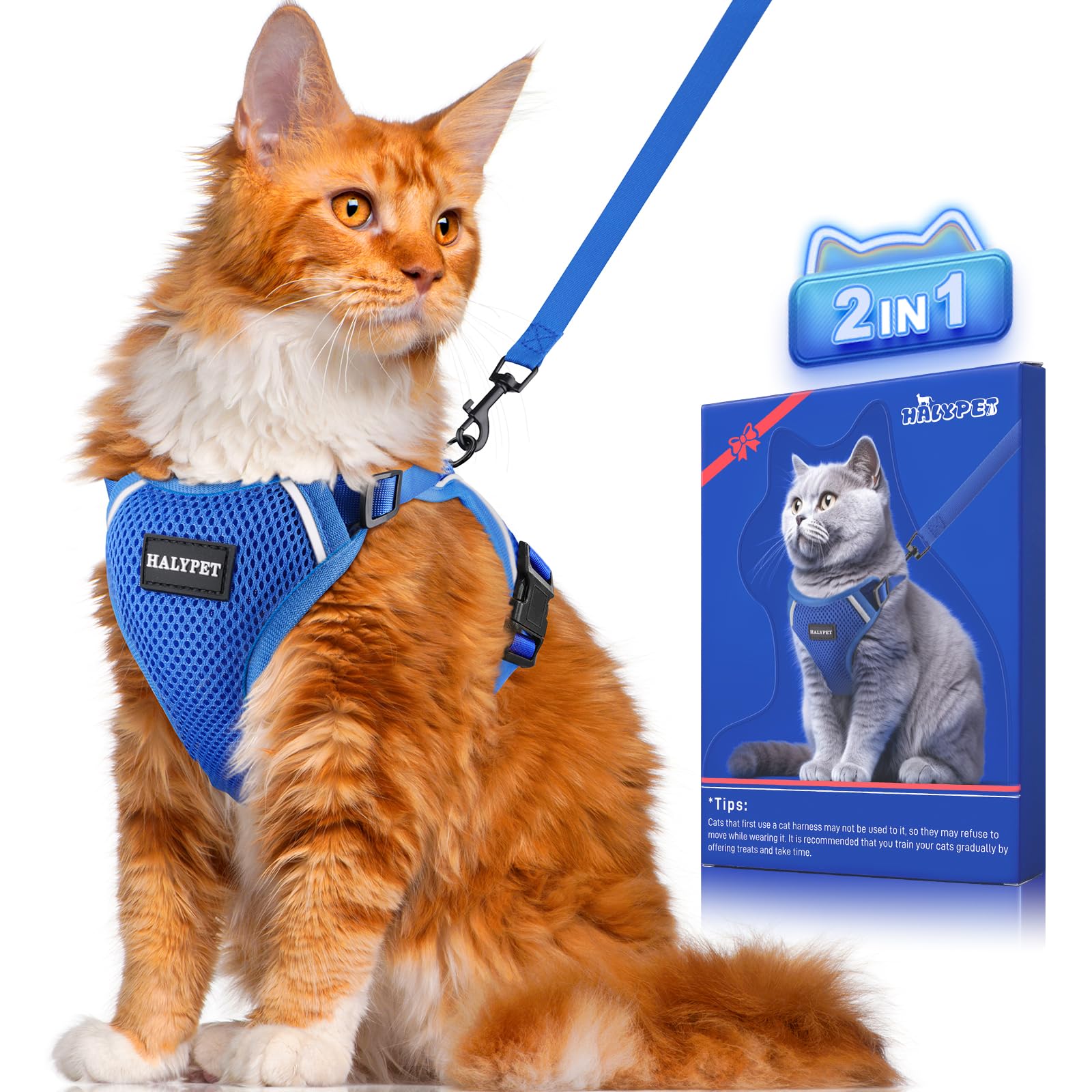 Halypet H200 Pro arnés de gato con ajuste para un uso cómodo