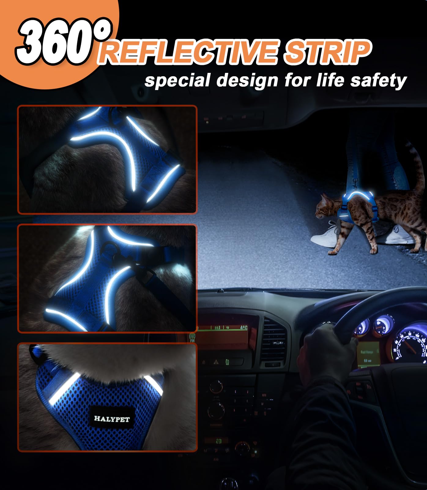 Diseño anti-escape Halypet H200 Pro