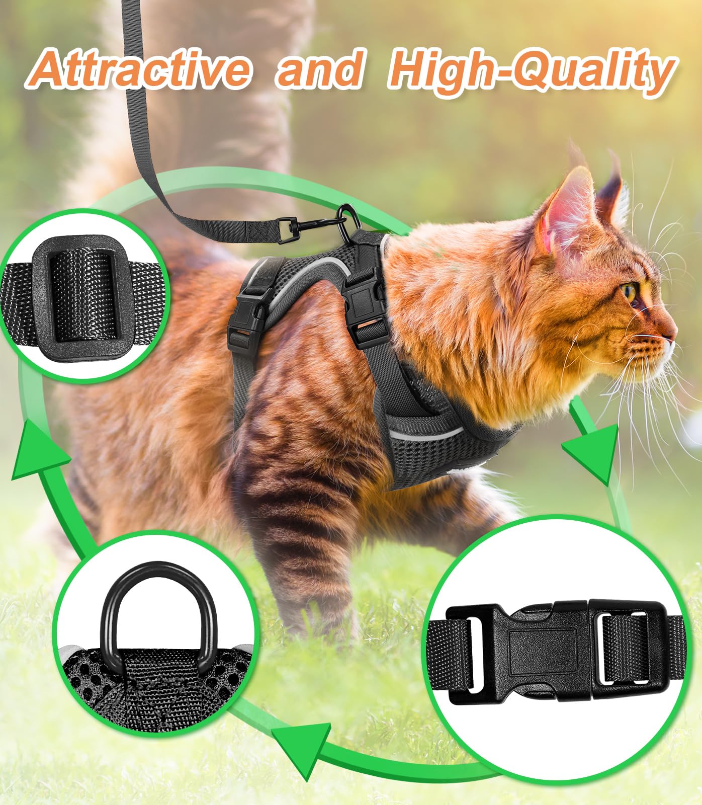 Halypet H200 Pro tela de malla transpirable mantiene al gato cómodo