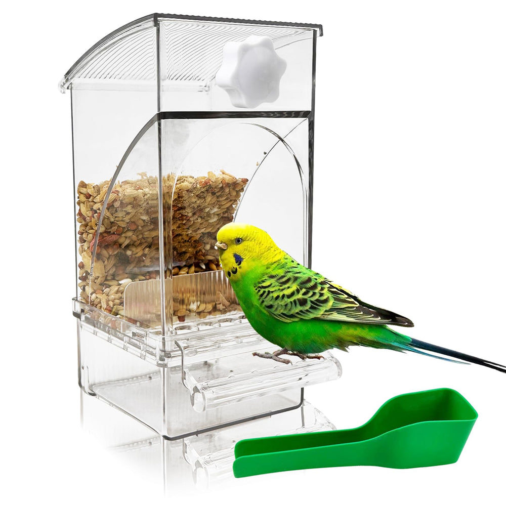 Hamiledyi alimentador automatico aves transparente facilita ver la comida