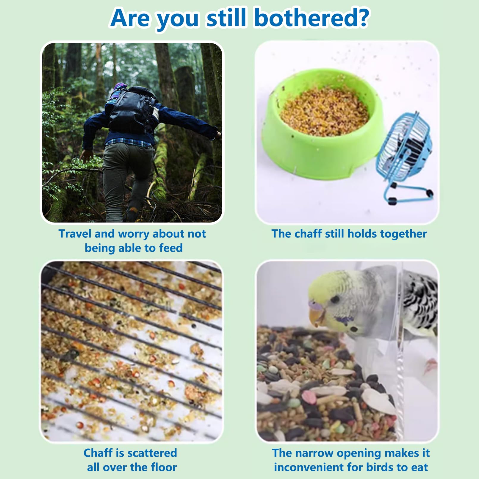 Hamiledyi alimentador para canarios y budgies con percha integrada