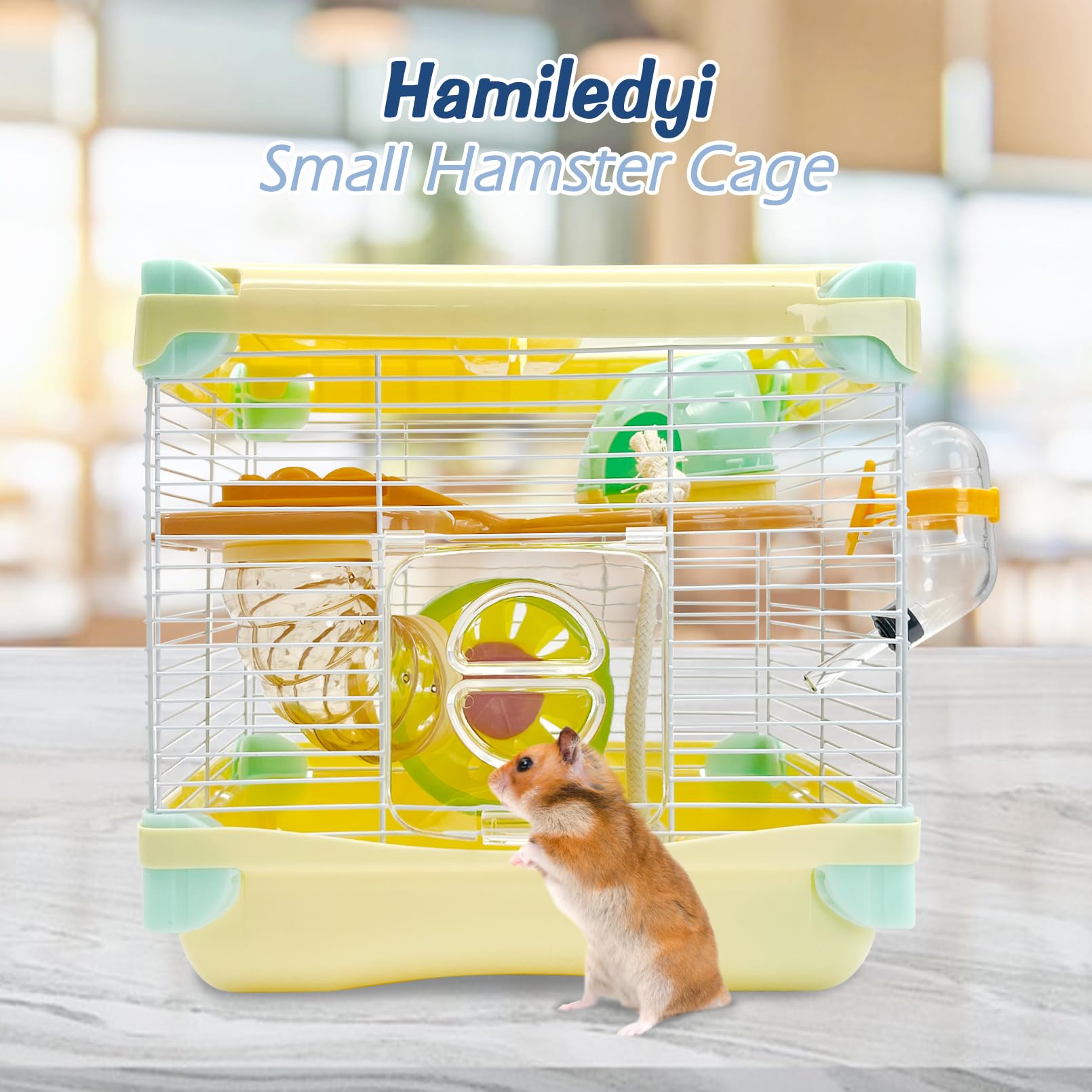 Uso en viaje con Hamiledyi, jaula compacta para mascotas pequeñas