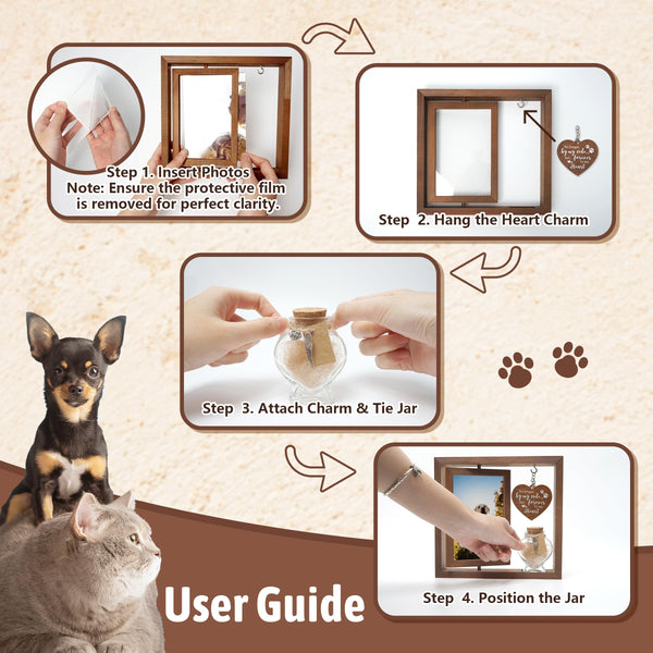 HAMUIERS regalo de simpatía para mascotas, ideal para consolar con recuerdo