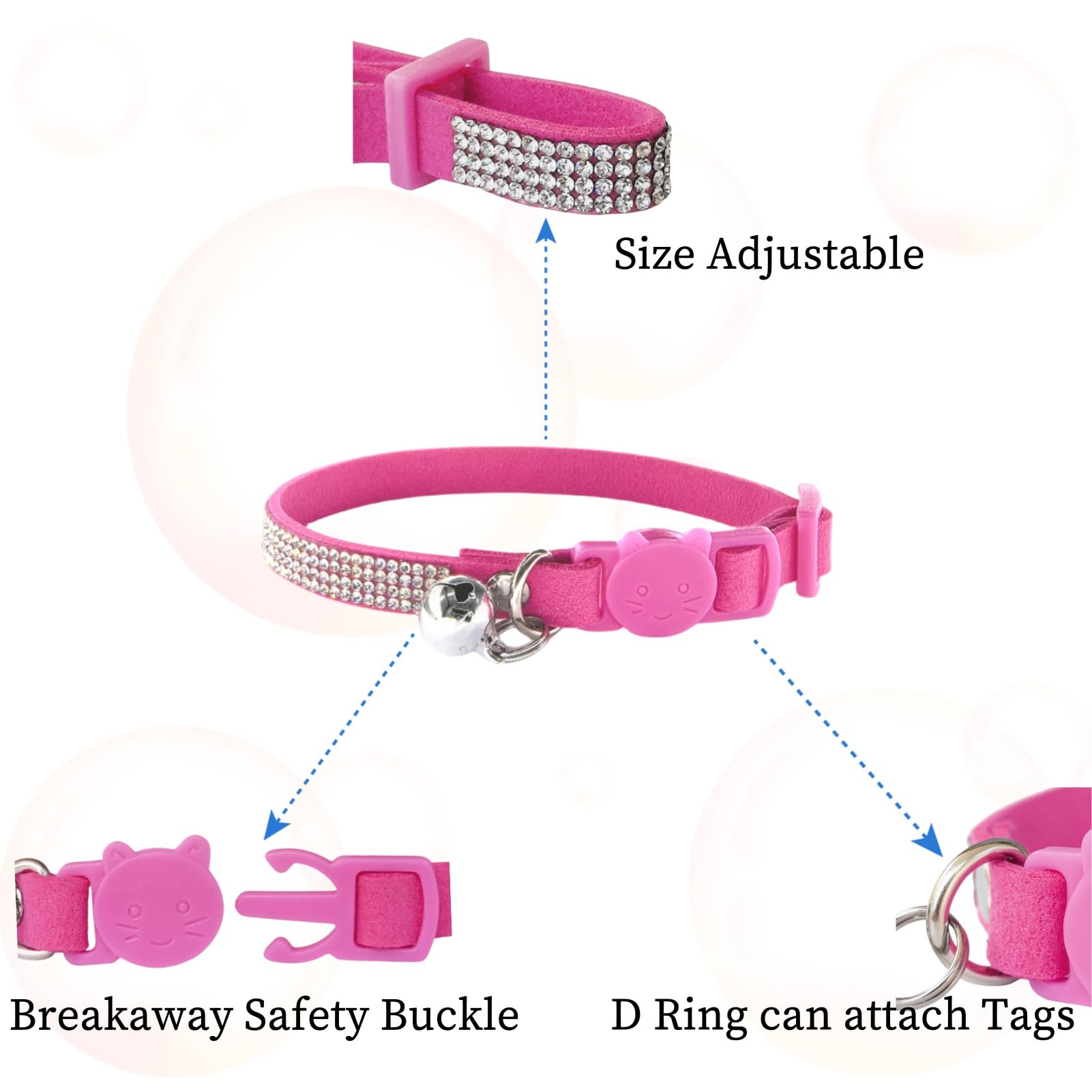Collar HAMUSN con campana para localizar a tu mascota