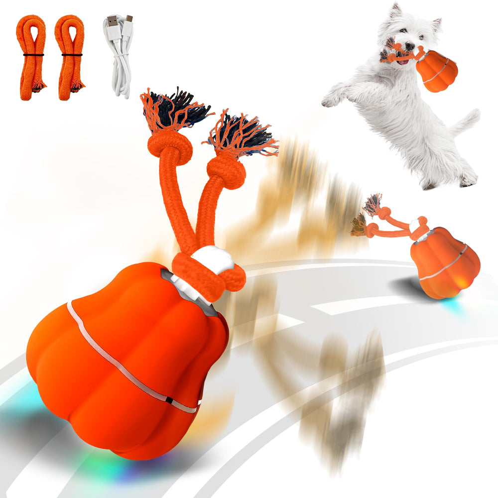 Hanarook Juguete interactivo bola rodante para perros, mantiene activo al animal