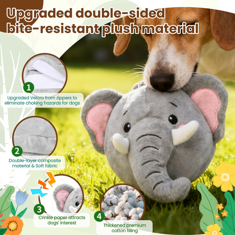 Hanarook juguete para perro con modo silencioso para juego nocturno tranquilo