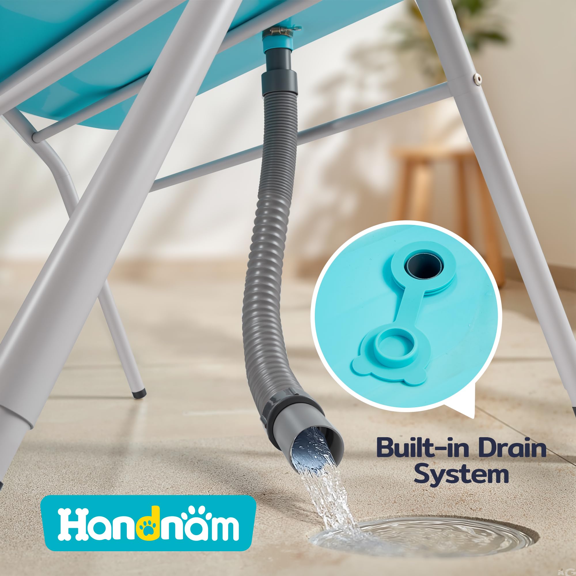 handnam banera perros plegable duradera estructura estable y almacenamiento compacto