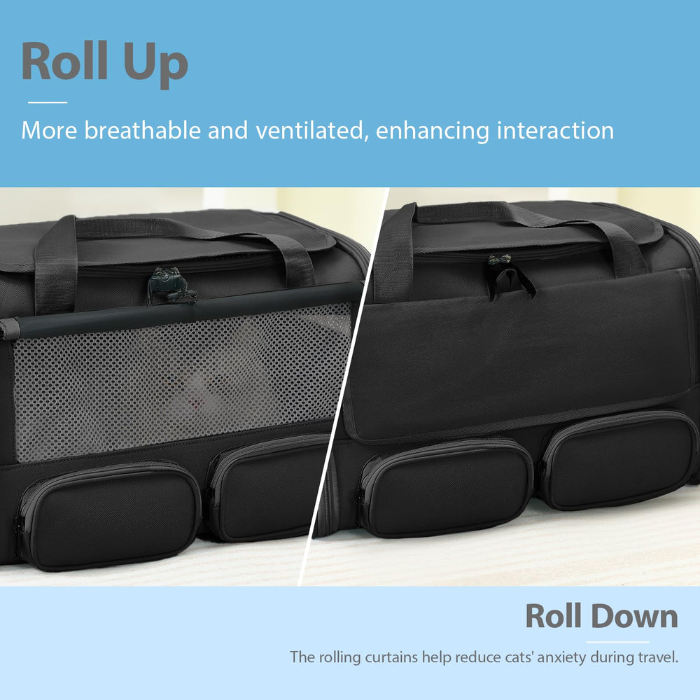 Hannadepot transportín ventilación 360 grados para flujo de aire constante