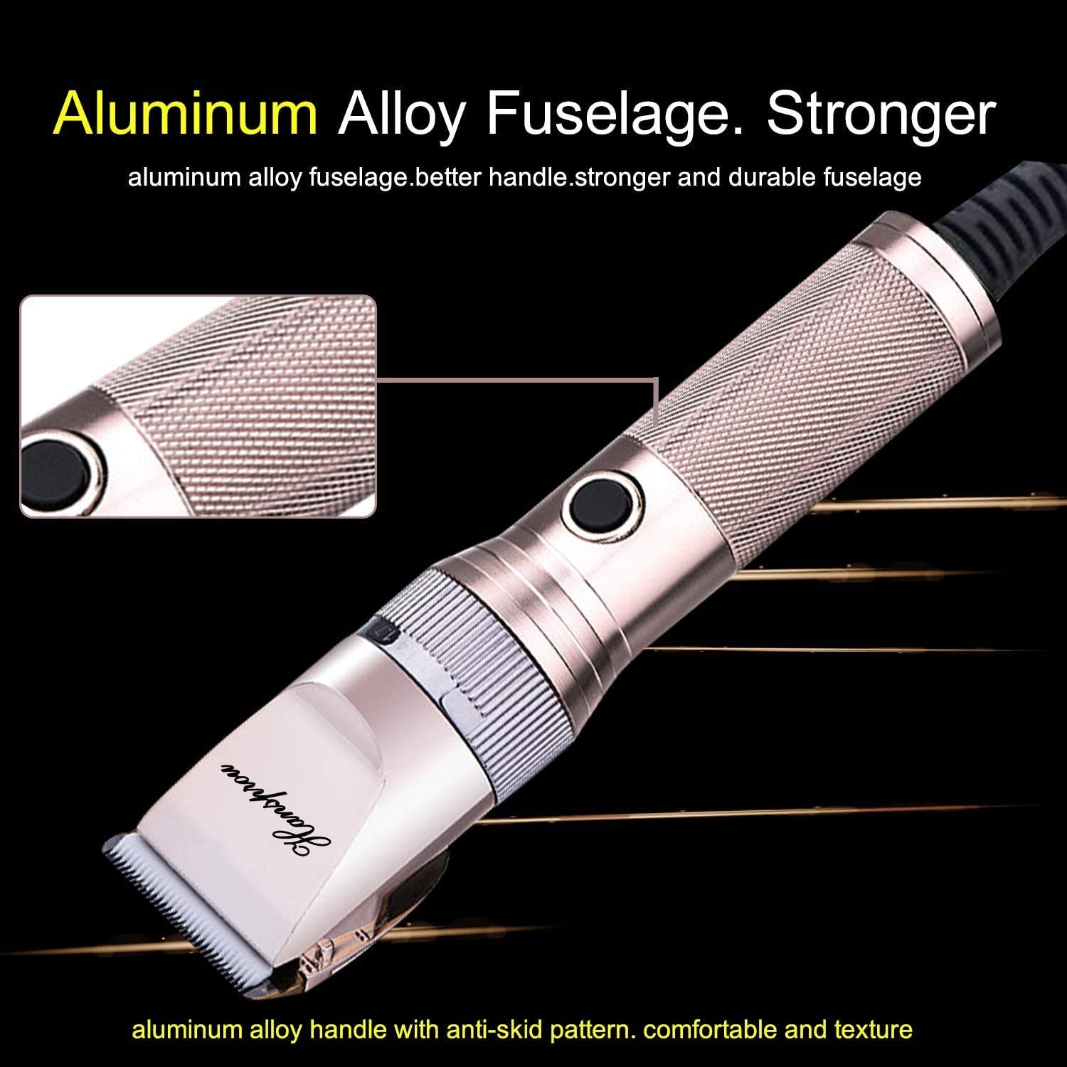 Ajuste de tamaño Hansprou 0,8–2 mm para estilos variados.