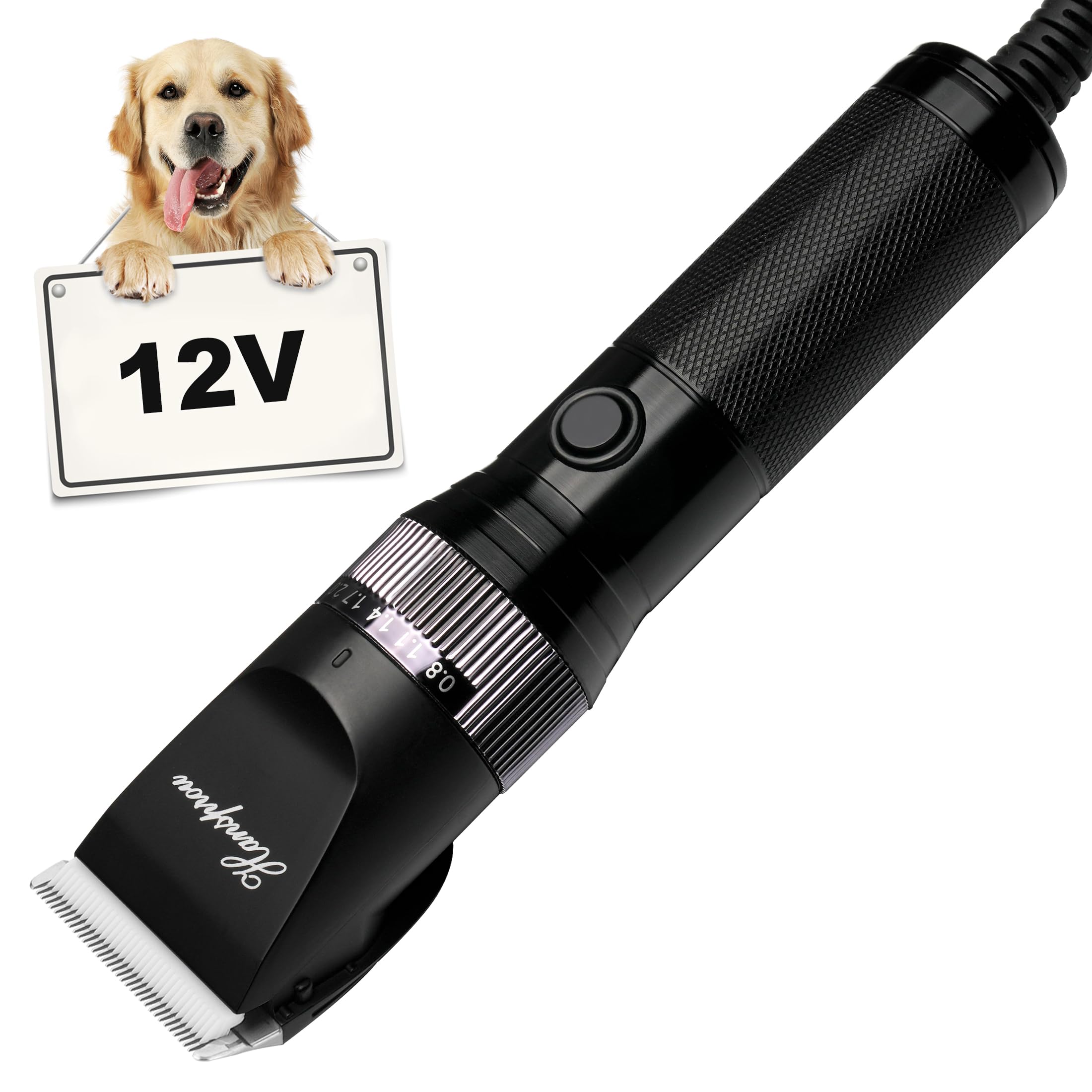 Hansprou cortapelos para perros con potencia 12V para uso continuo.
