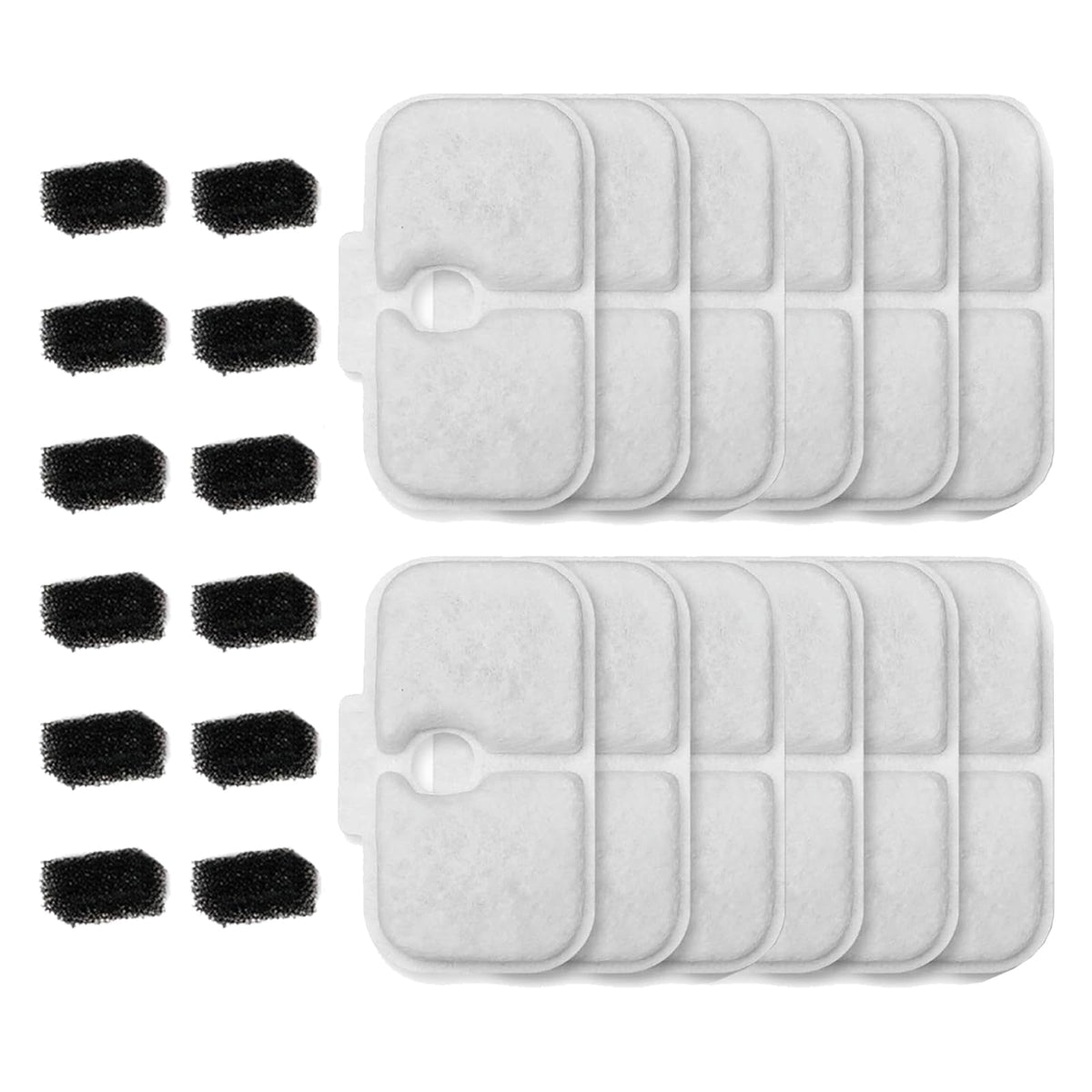 Haodlay filtro para fuente de gatos Dockstream, mejora la calidad del agua.