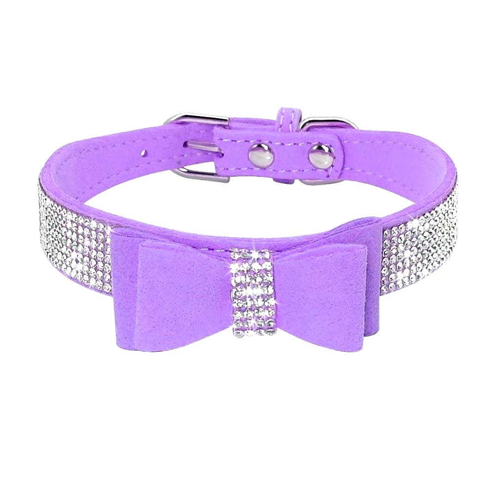 haoyueer collar con hebilla brillante para perros, estilo llamativo